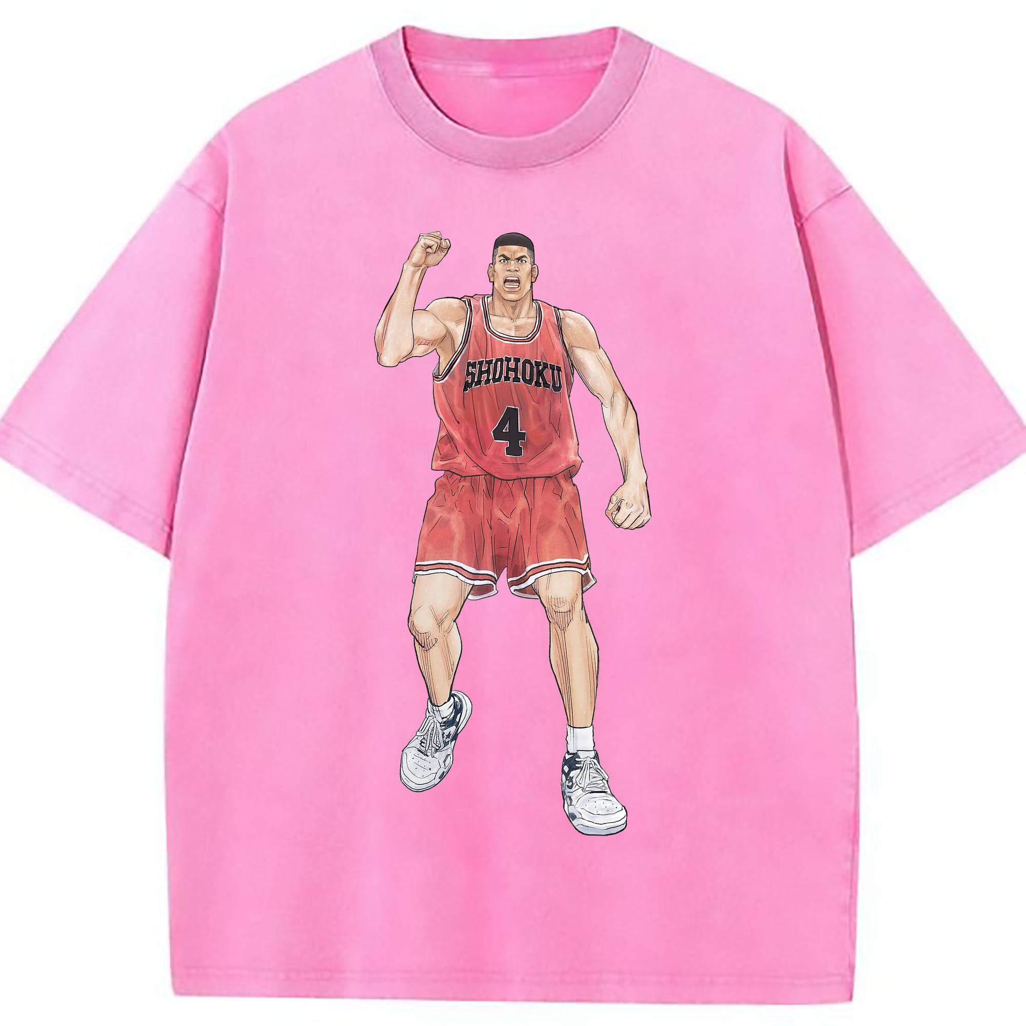 （画像用） SLAM DUNK／スラムダンク 綿100% ヴィンテージ風 半袖Tシャツ（フロントプリント）
